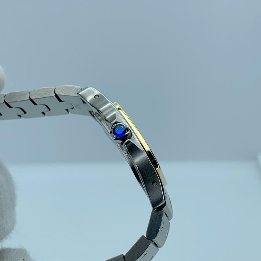 Cartier カルティエ Santos Galbee SM サントスガルベ  W20012C4 ホワイト　QZ レディース　J10998 | Cartier | 07