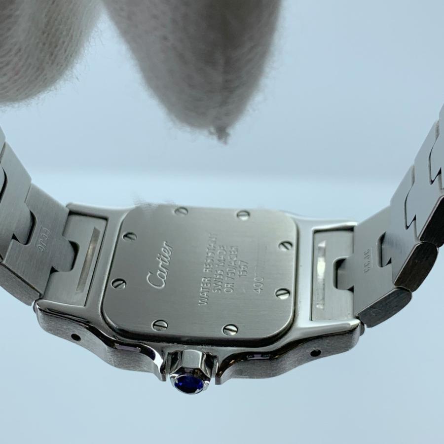 Cartier カルティエ Santos Galbee SM サントスガルベ  W20012C4 ホワイト　QZ レディース　J10998 | Cartier | 09