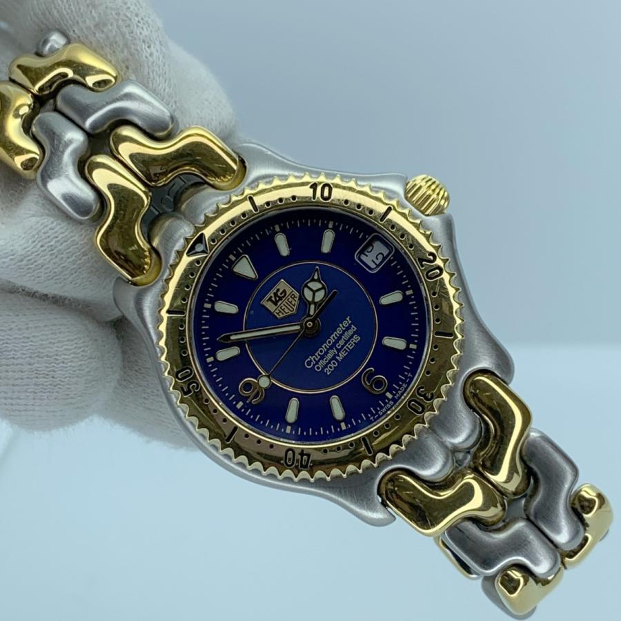 Tag Heuer タグホイヤー WG5221-P0 chronometer watch クロノメーターウォッチ ボーイズ　ブルー J11014 |  | 07