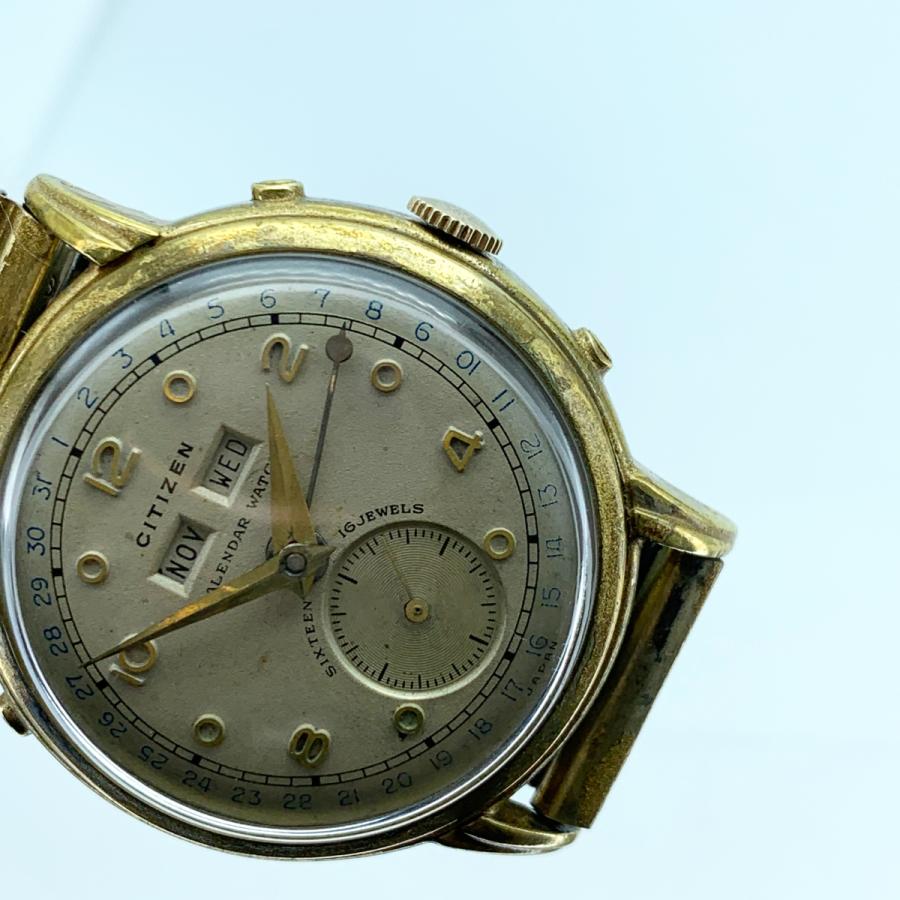 期間限定値下げ 期間限定値下げ CITIZEN シチズン アンティーク 時計 手巻き式 メンズ ホワイト文字盤 メッキ ステンレス J11222 | CITIZEN | 07