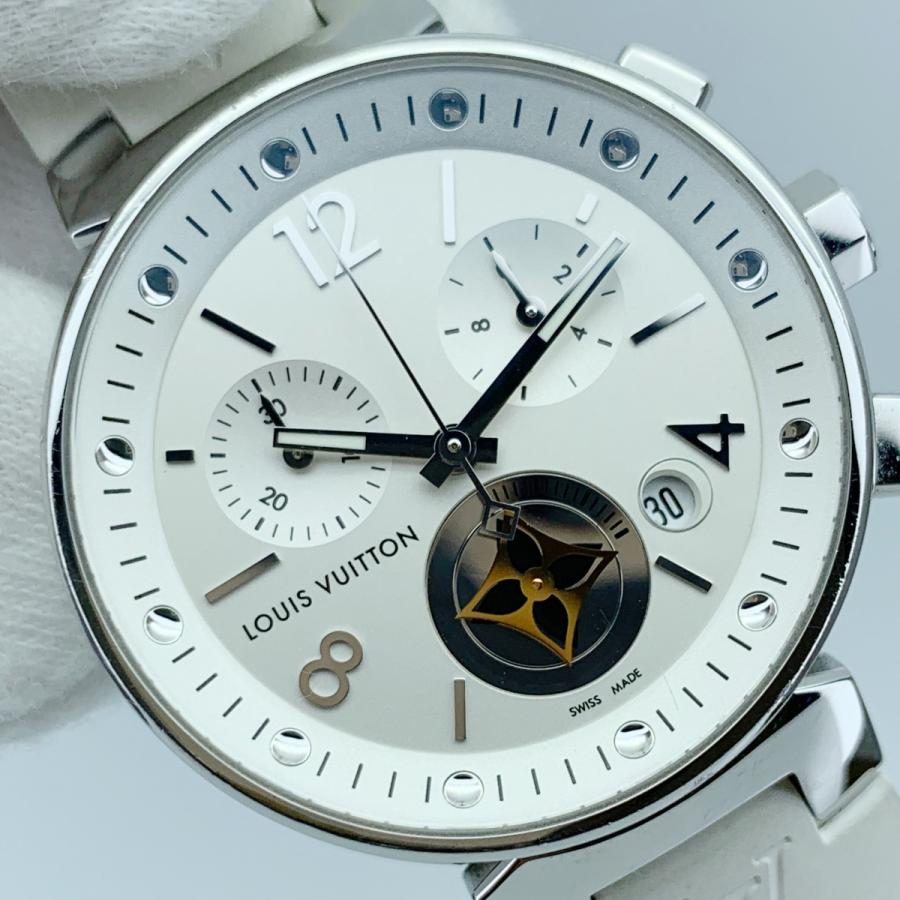 LOUIS VUITTON ルイヴィトン Q8G00 Tambour moon star MM タンブール  
