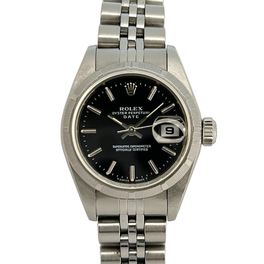 ROLEX ロレックス 69190 Oyster Perpetual オイスターパーペチュアル レディース U番 ブラック 黒 J37472 | オイスター パーペチュアル