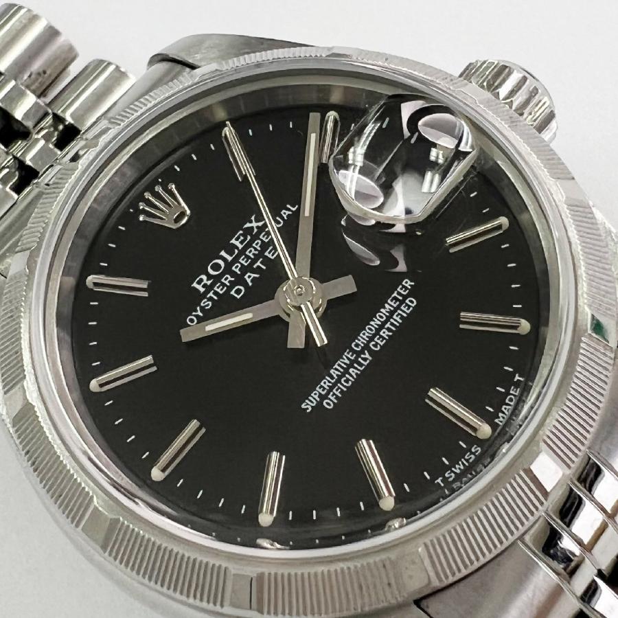 ROLEX ロレックス 69190 Oyster Perpetual オイスターパーペチュアル レディース U番 ブラック 黒 J37472 | オイスター パーペチュアル | 05