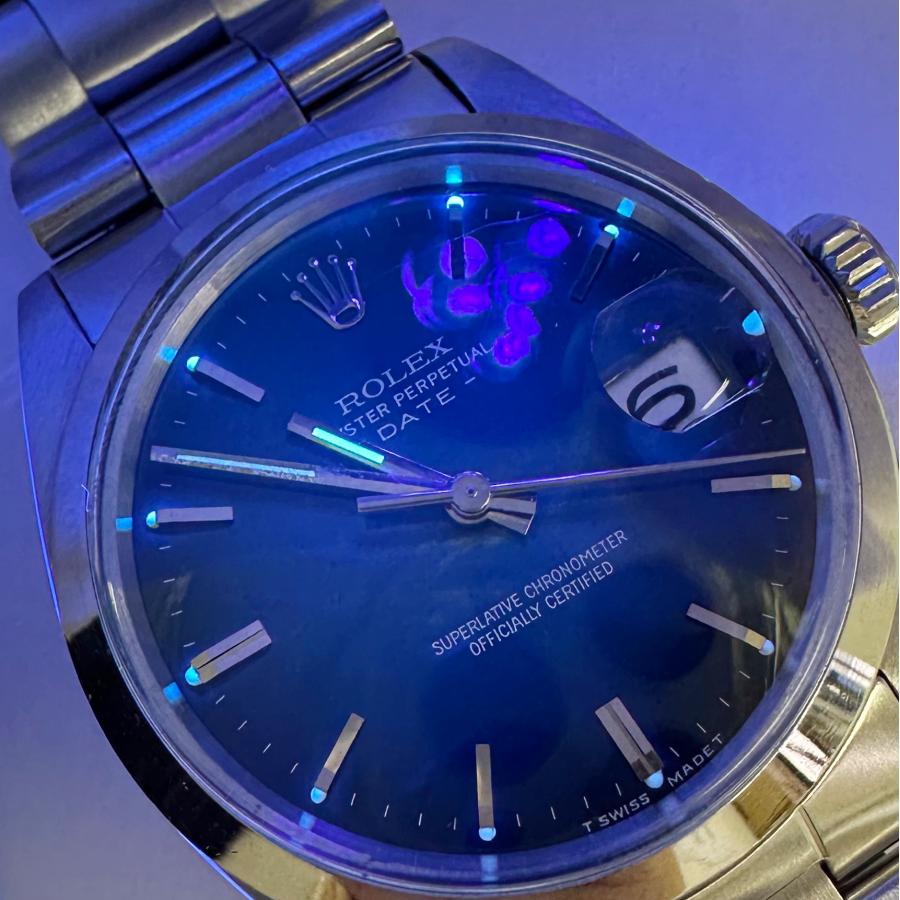 値下げ ROLEX ロレックス 1500 Oyster Perpetual Date オイスターパーペチュアル ブルーグラデーション リダン 自動巻き J52 | オイスター パーペチュアル | 10