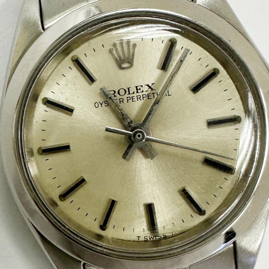 ロレックス 6618 Oyster Perpetual オイスターパーペチュアル 1960年代 シルバー 【カンヌ】 自動巻き J54330