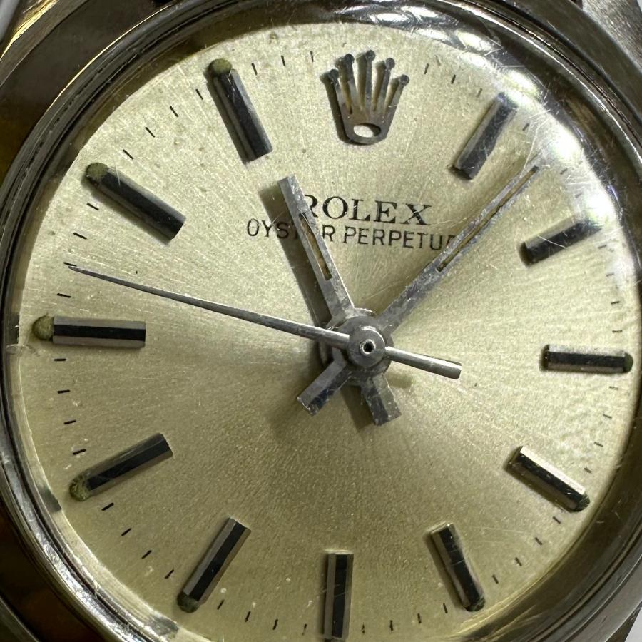 ロレックス 6618 Oyster Perpetual オイスターパーペチュアル 1960年代 シルバー 【カンヌ】 自動巻き J54330