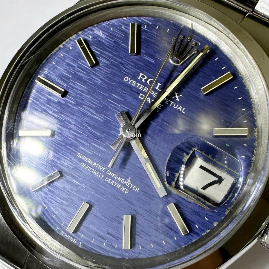 ROLEX ロレックス 1500 Oyster Perpetual Date オイスターパーペチュアルデイト ブルー モザイク 1970年 自動巻き | オイスター パーペチュアル | 07