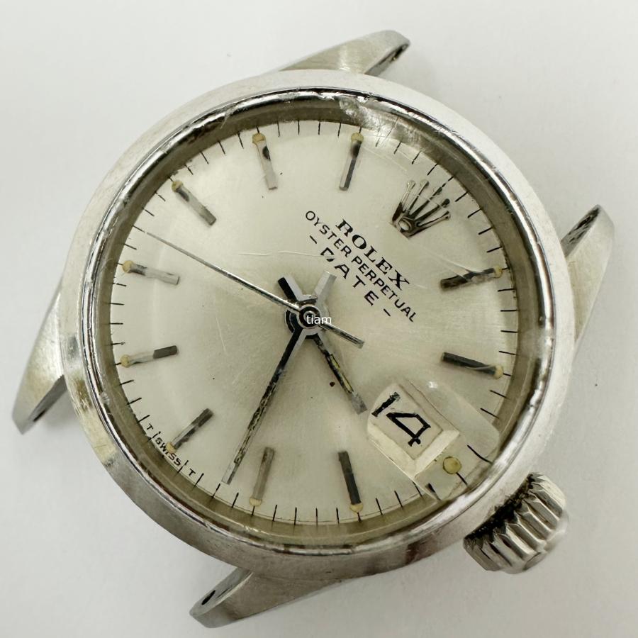 ROLEX ロレックス 6516 Oyster Perpetual Date オイスターパーペチュアル シルバー 1960年代 自動巻き J58536｜asu-taba｜06