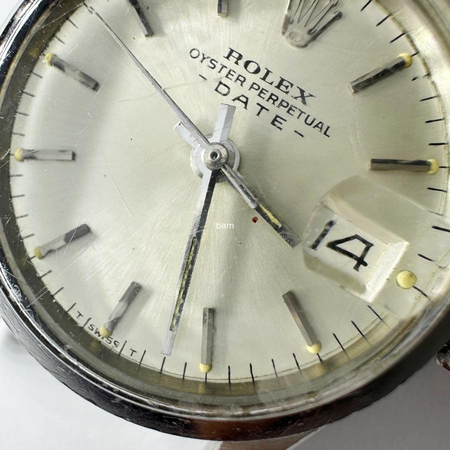 ROLEX ロレックス 6516 Oyster Perpetual Date オイスターパーペチュアル シルバー 1960年代 自動巻き J58536｜asu-taba｜07