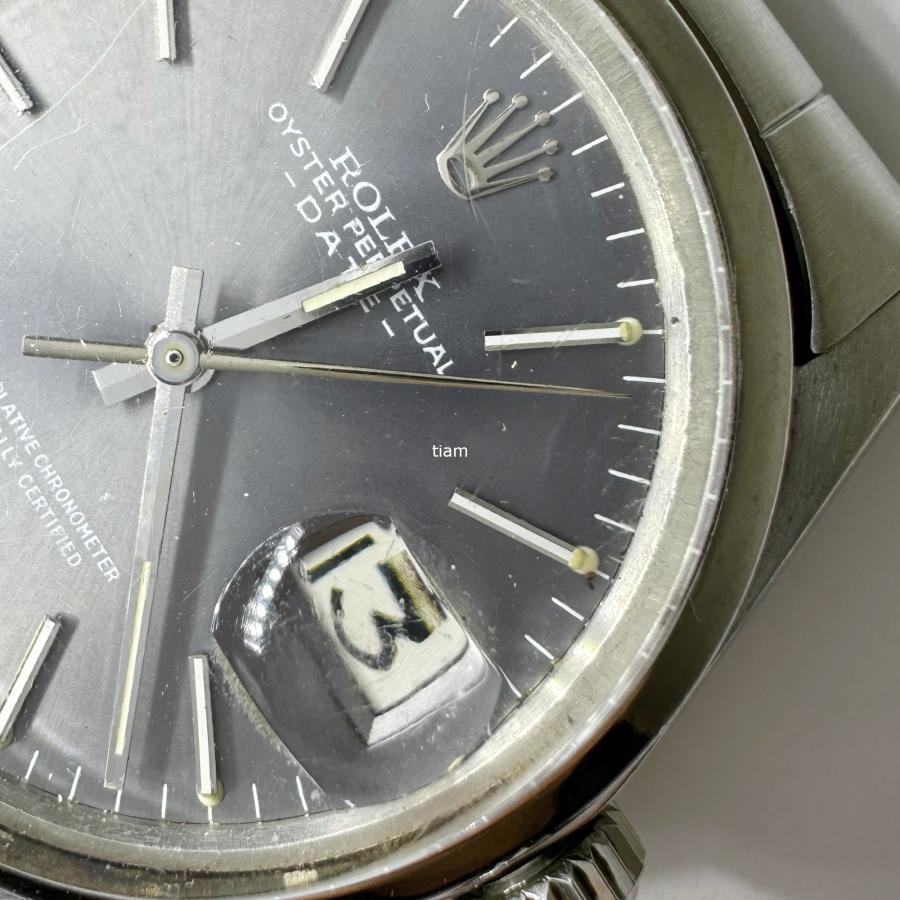 ROLEX ロレックス 1500 Oyster Perpetual Date オイスターパーペチュアル グレー 1971年 自動巻き J59016 | オイスター パーペチュアル | 08