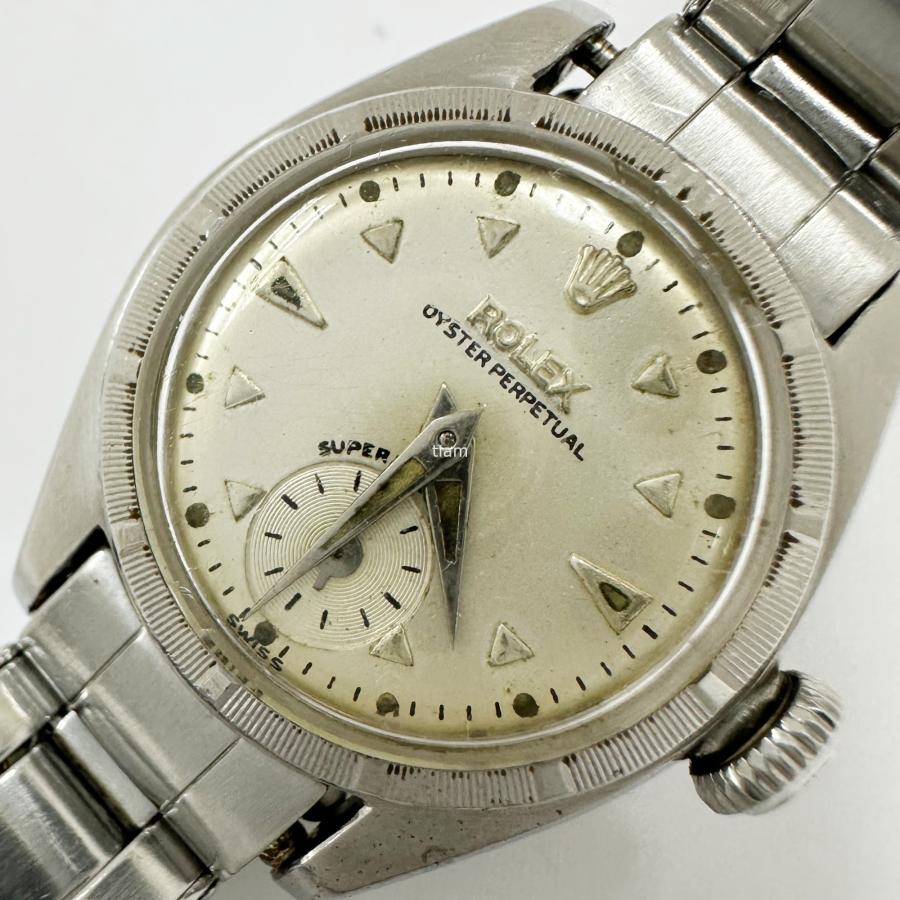 ROLEX ロレックス 5003 Oyster perpetual Bubble Back オイスターパーペチュアル バブルバック シルバー 自動巻き | オイスター パーペチュアル | 07