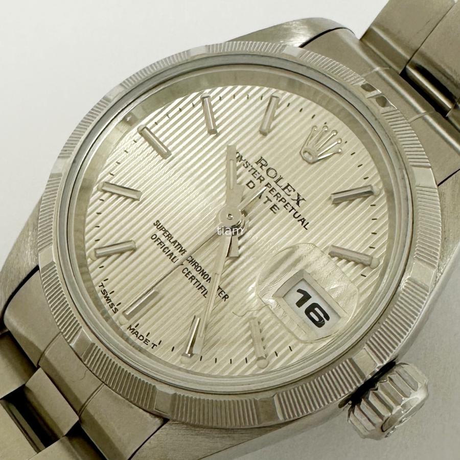 ROLEX ロレックス 69190 Oyster Perpetual Lady's オイスターパーペチュアル シルバー タペストリー 自動巻き J67 | オイスター パーペチュアル | 06