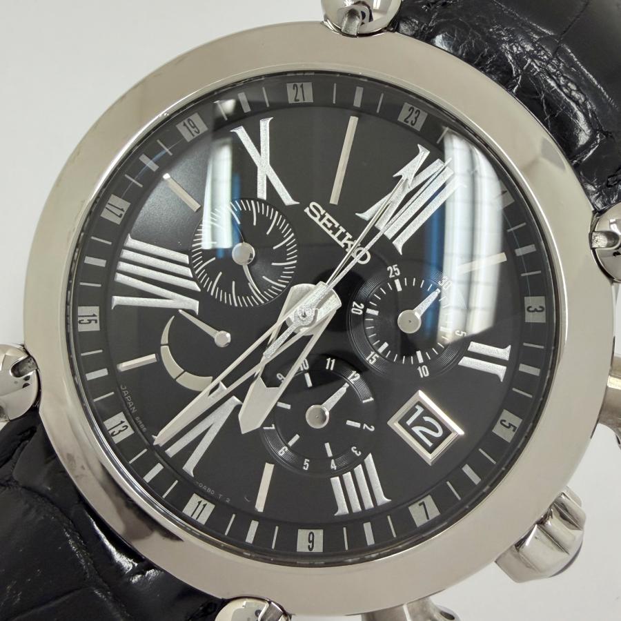 SEIKO セイコー SBLA049 GALANTE Chronograph ガランテ ブラック J72026 セール | ガランテ | 07