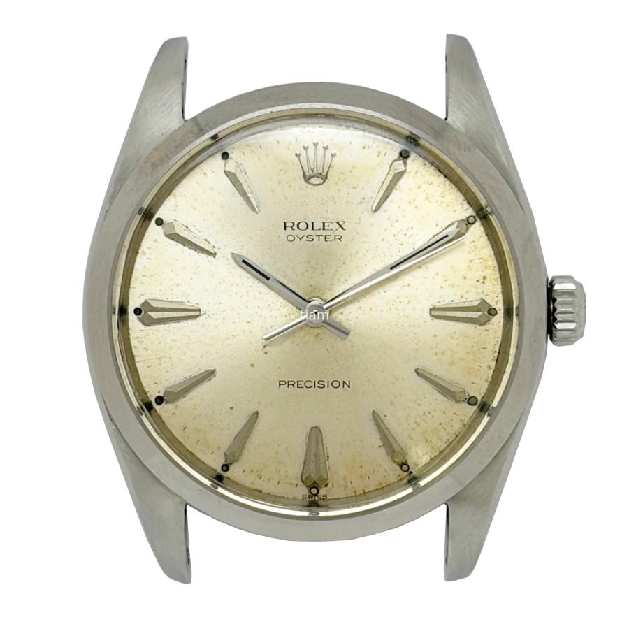 ROLEX ロレックス 6424 PRECISION プレシジョン ビッグオイスター シルバー アローインデックス J72089 セール | ROLEX