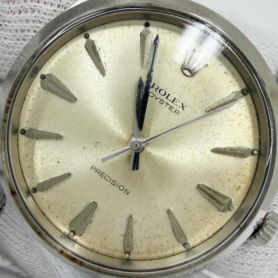 ROLEX ロレックス 6424 PRECISION プレシジョン ビッグオイスター シルバー アローインデックス J72089 セール | ROLEX | 05