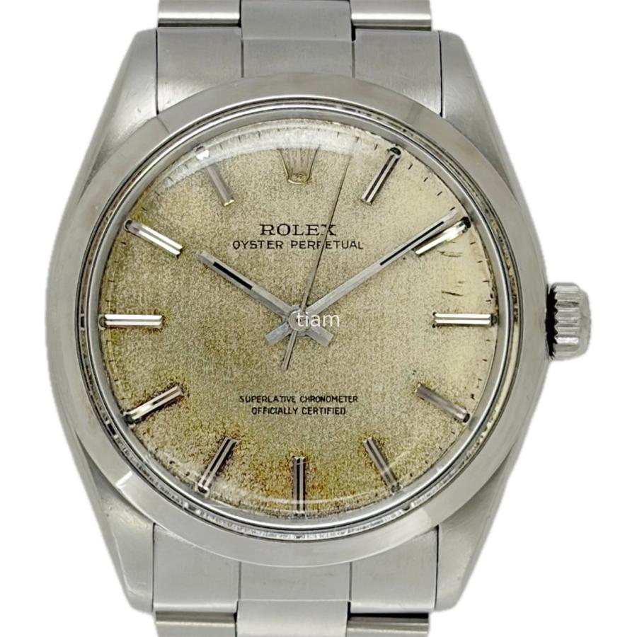 ROLEX ロレックス 1002 Oyster Perpetual オイスターパーペチュアル シルバー 1965年 J72182 セール | オイスター パーペチュアル