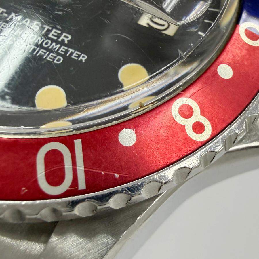 ROLEX ロレックス 1675 Gmt Master GMTマスター ブラック フチなし オールトリチウム 1965年 J72192 セール | GMTマスター | 10