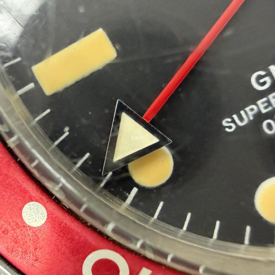 ROLEX ロレックス 1675 Gmt Master GMTマスター ブラック フチなし オールトリチウム 1965年 J72192 セール | GMTマスター | 08