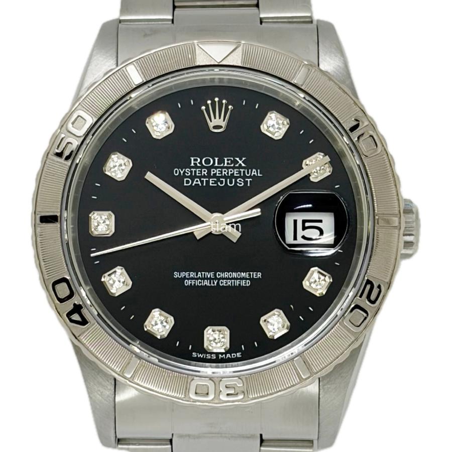 デイトジャスト ROLEX ロレックス 16264G Date Just ブラック 10PD 