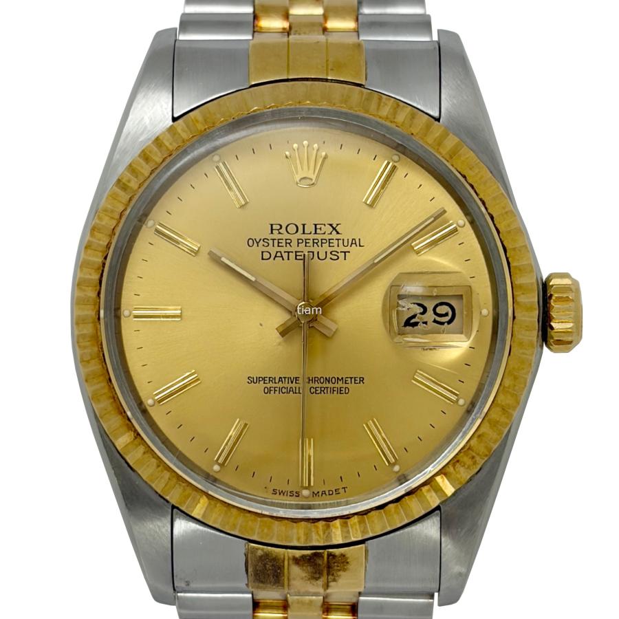 ROLEX ロレックス 16013 Date Just デイトジャスト シャンパン R番 J75837 セール | デイトジャスト