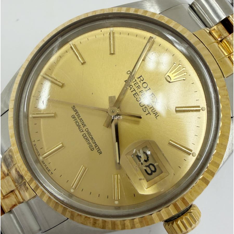 ROLEX ロレックス 16013 Date Just デイトジャスト シャンパン R番 J75837 セール | デイトジャスト | 06