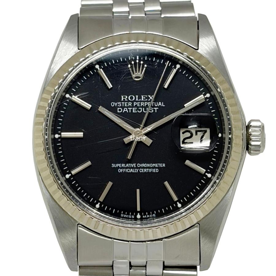 ROLEX ロレックス 1601/4 Date Just デイトジャストブラック サービスダイヤル 1965年 J76352 | デイトジャスト