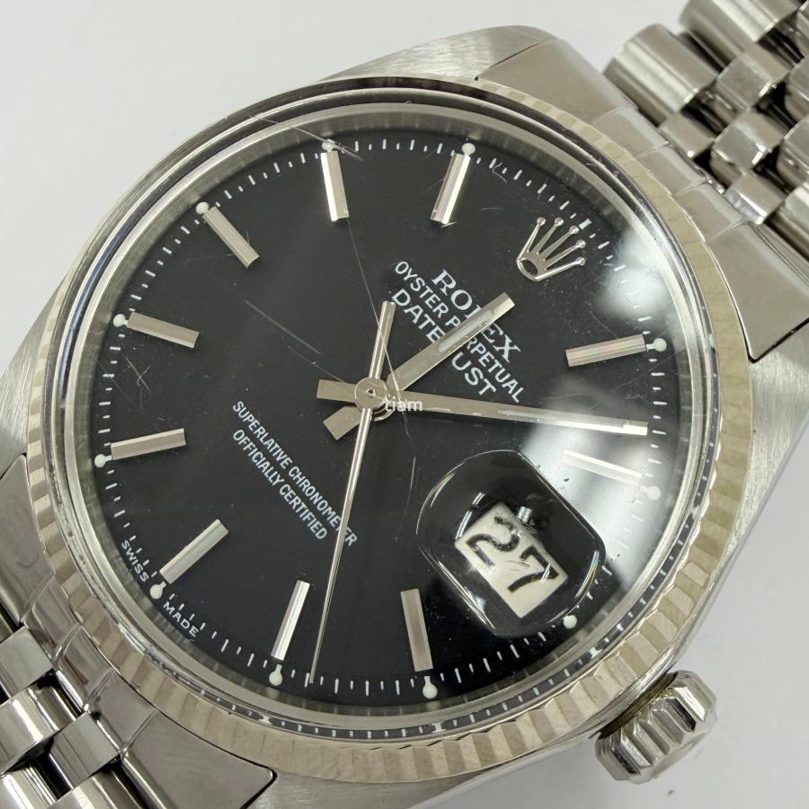 ROLEX ロレックス 1601/4 Date Just デイトジャストブラック サービスダイヤル 1965年 J76352 | デイトジャスト | 06