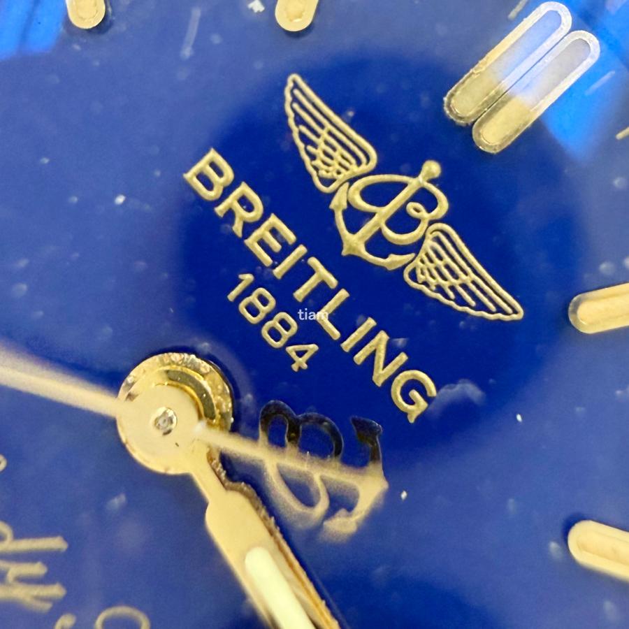 Breitling ブライトリング D52065 Lady J レディーJ YG/SS コンビ ブルー 1972年頃 J76445 | ブライトリング | 06