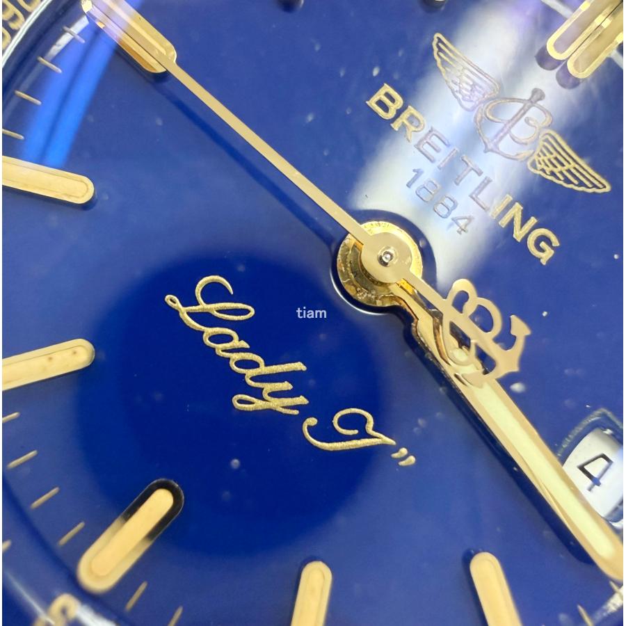 Breitling ブライトリング D52065 Lady J レディーJ YG/SS コンビ ブルー 1972年頃 J76445 | ブライトリング | 07