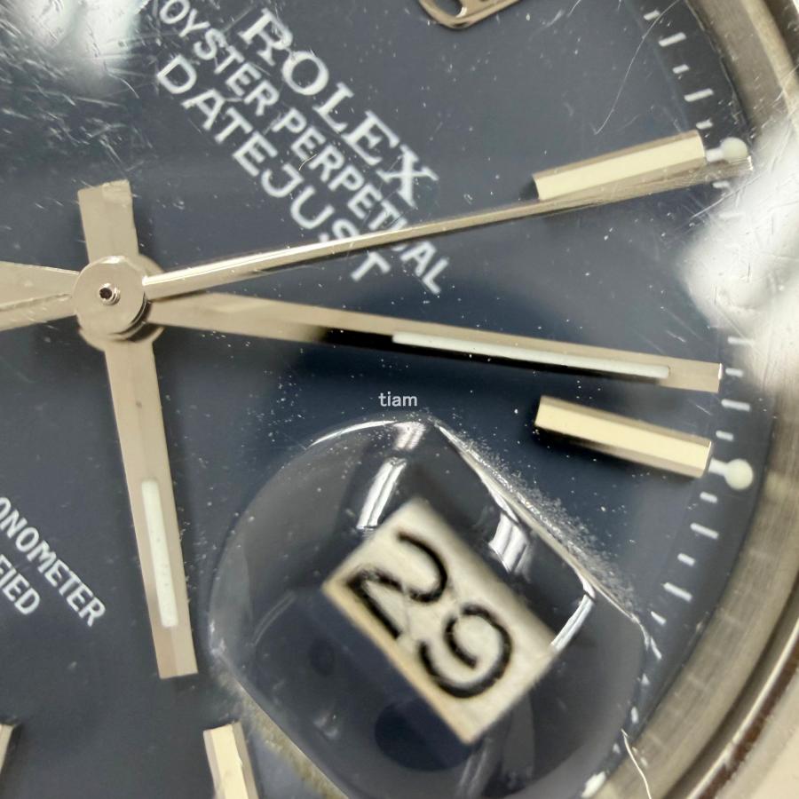 ROLEX ロレックス 1601/0 Date Just デイトジャスト ネイビー J76449 | デイトジャスト | 08
