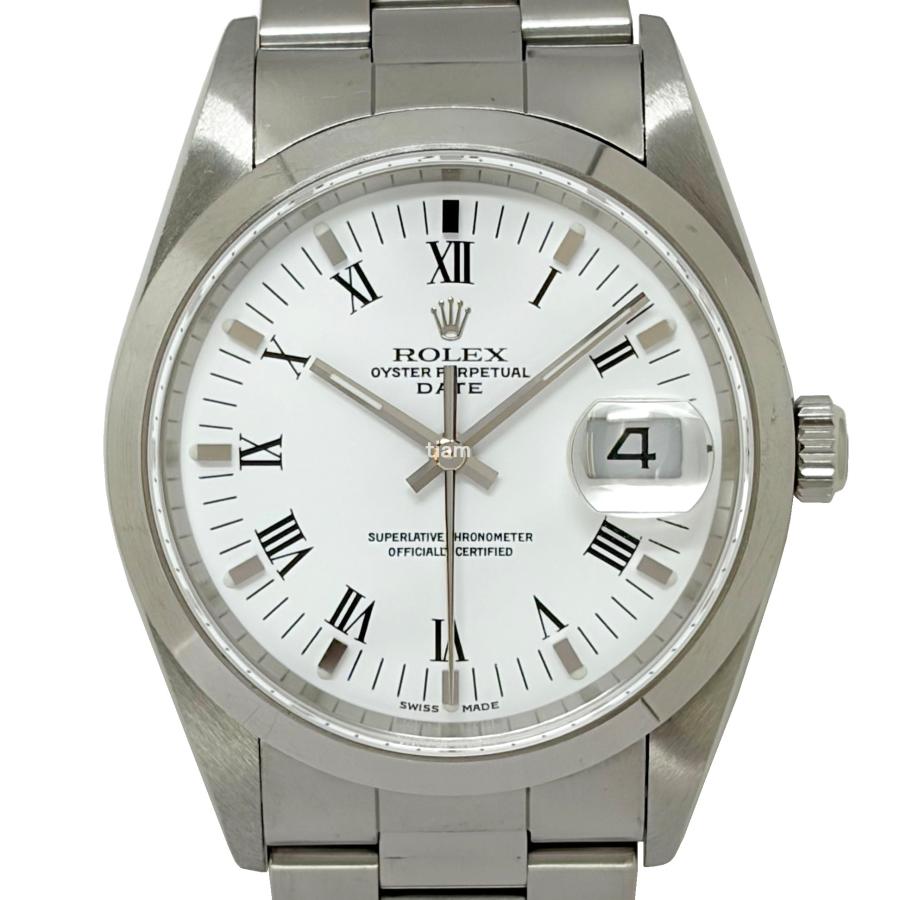 ROLEX ロレックス 15200 Oyster Perpetual Date オイスターパーペチュアル ホワイト ローマ K番 J76505 | オイスター パーペチュアル