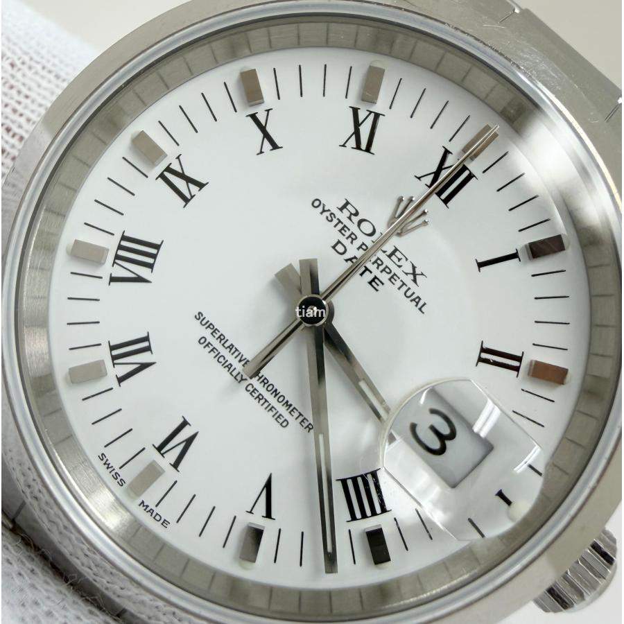 ROLEX ロレックス 15200 Oyster Perpetual Date オイスターパーペチュアル ホワイト ローマ K番 J76505 | オイスター パーペチュアル | 05