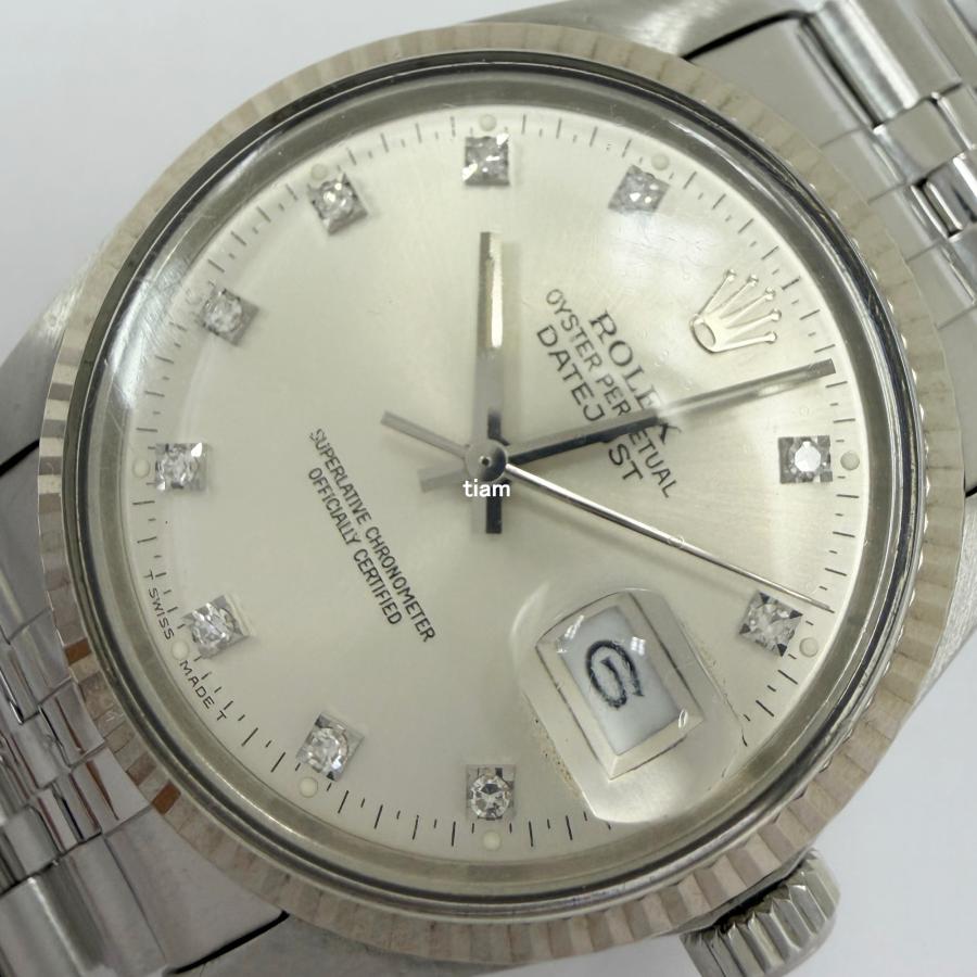 ROLEX ロレックス 16014G Date Just デイトジャスト シルバー 10ポイントダイヤ J76529 | デイトジャスト | 06