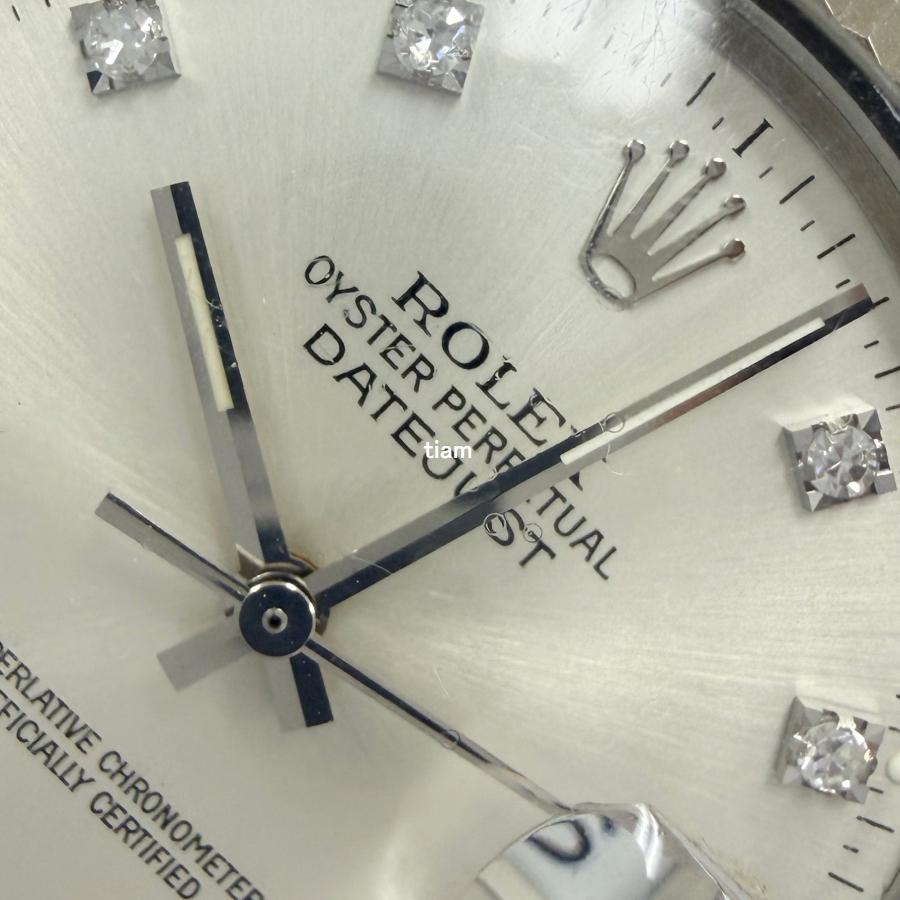 ROLEX ロレックス 16014G Date Just デイトジャスト シルバー 10ポイントダイヤ J76529 | デイトジャスト | 07