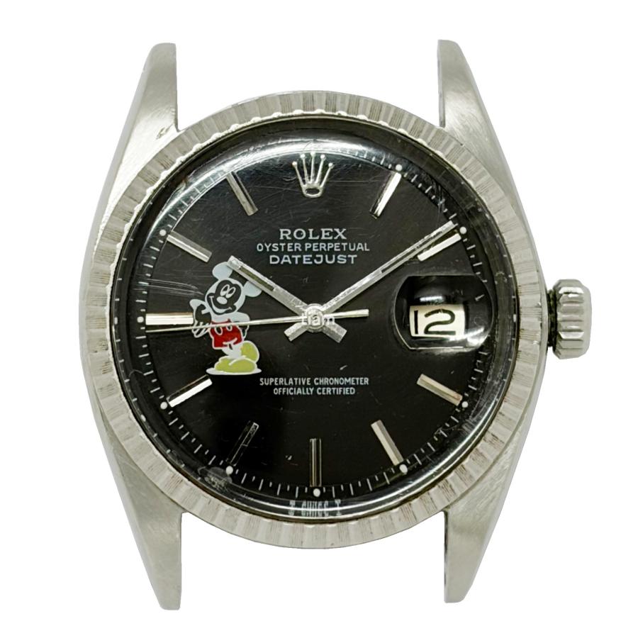 ROLEX ロレックス 1603 Date Just デイトジャスト ブラック ミッキー リダン J76578 | デイトジャスト