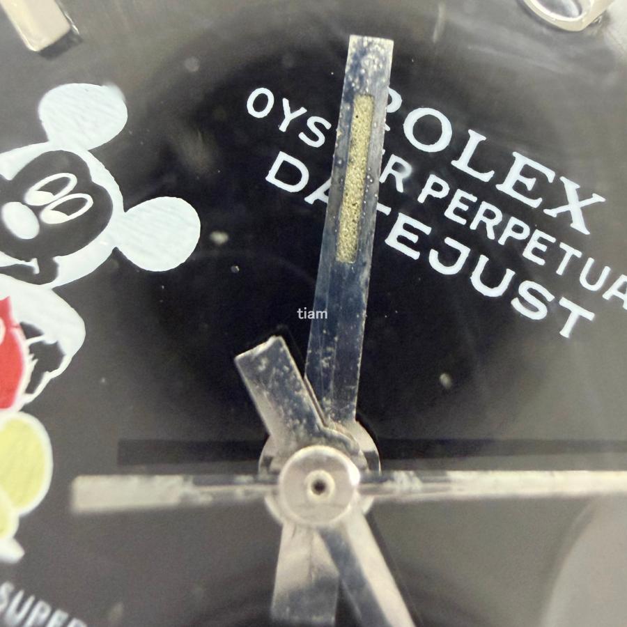 ROLEX ロレックス 1603 Date Just デイトジャスト ブラック ミッキー リダン J76578 | デイトジャスト | 08