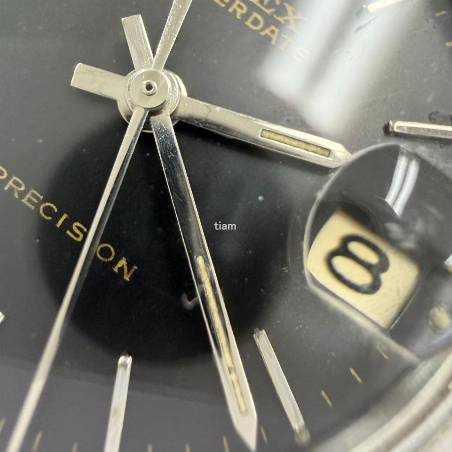 ROLEX ロレックス 6466 Oyster Date Precision オイスターデイト ブラック リダン J76586 | ROLEX | 08