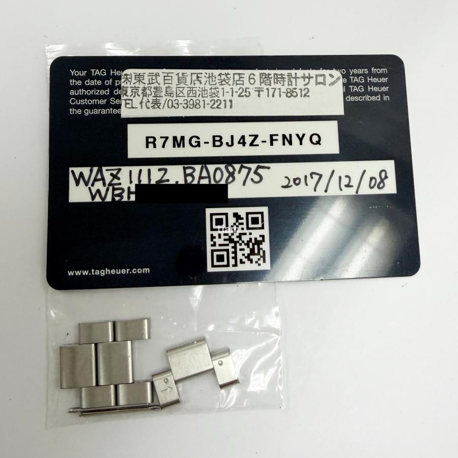 Tag Heuer タグ・ホイヤー WAZ1112.BA0875 Formula 1 フォーミュラ1 J76760 | フォーミュラ1 | 12
