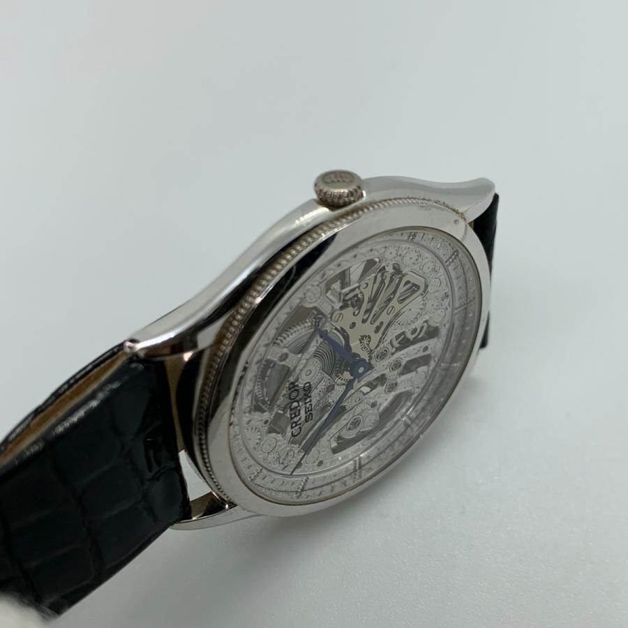SEIKO CREDOR セイコー クレドール シグノ スケルトン GBBD985 メンズ WG　自動巻 J9799 |  | 09