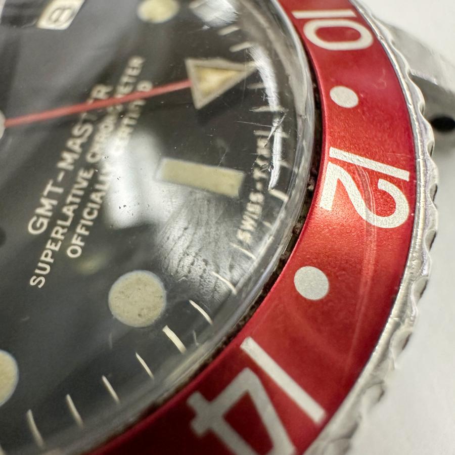 ROLEX ロレックス 1675 Gmt Master GMTマスター ブラック ミラー フチなし 1960年代 自動巻き UJ109 セール | GMTマスター | 09