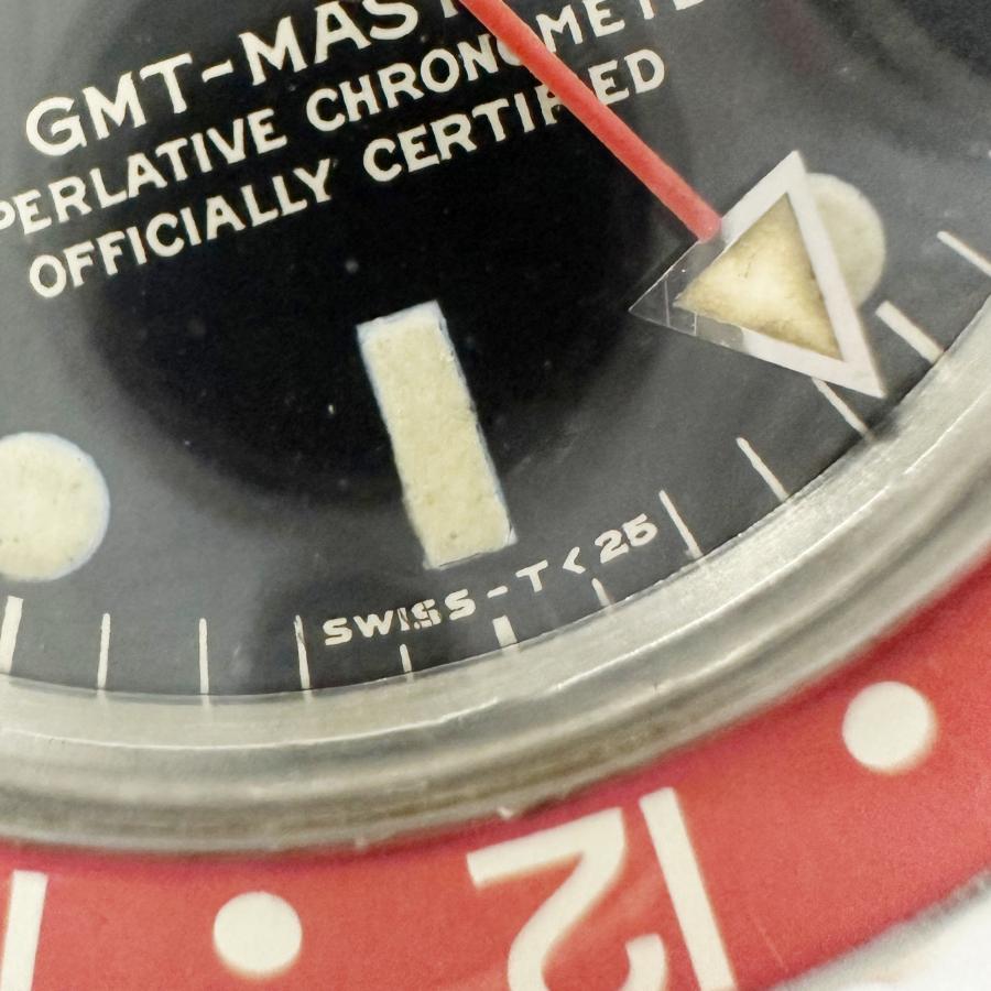 ROLEX ロレックス 1675 Gmt Master GMTマスター ブラック ミラー フチなし 1960年代 自動巻き UJ109 セール | GMTマスター | 08