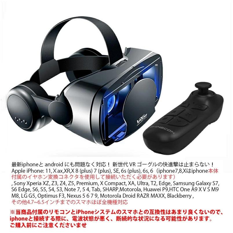Vrゴーグル 5 7インチのスマホ対応 眼鏡不要 イヤホン付き Vrヘッドセット Iphone Androidスマホ用 3d Vrグラス コントローラ リモコン付き 1 視野角 Asu0319vr1 あすばる商店 通販 Yahoo ショッピング