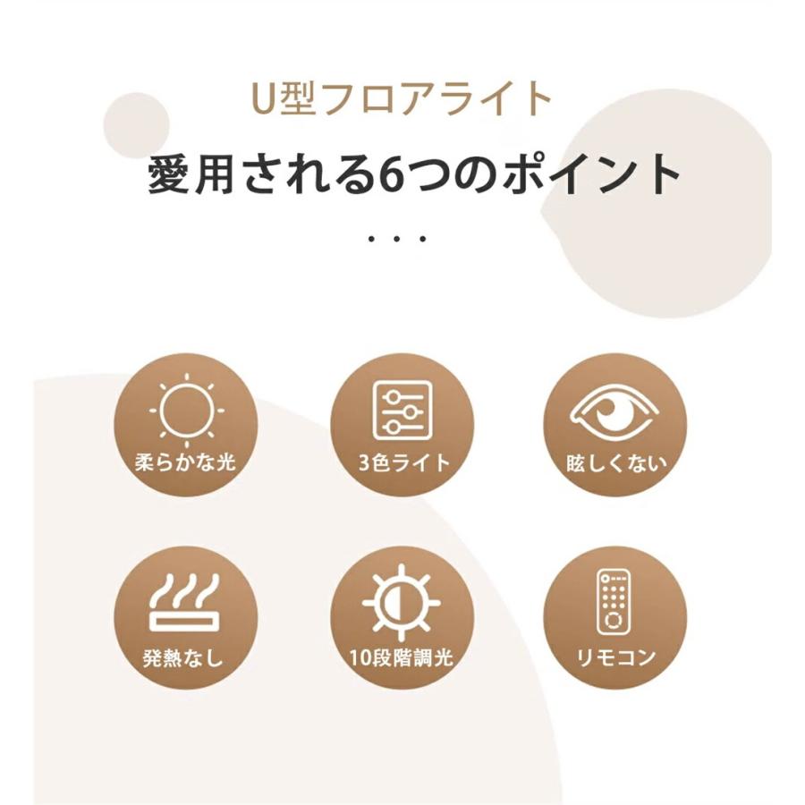 ハーフムーンライト LEDライト フロアライト フロアランプ スタンドライト おしゃれ 360度回転可能 高度/角度調節 照明 リングライト 化粧ライト 美容室 サロン_2