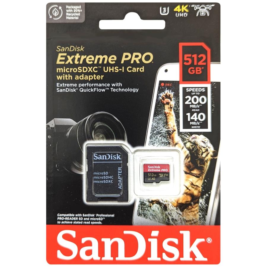 新品　SDXCカード 512GB サンディスク Extreme Pro Amazon.com: SanDisk 512GB Extreme PRO SDXC UHS-II Memory Card