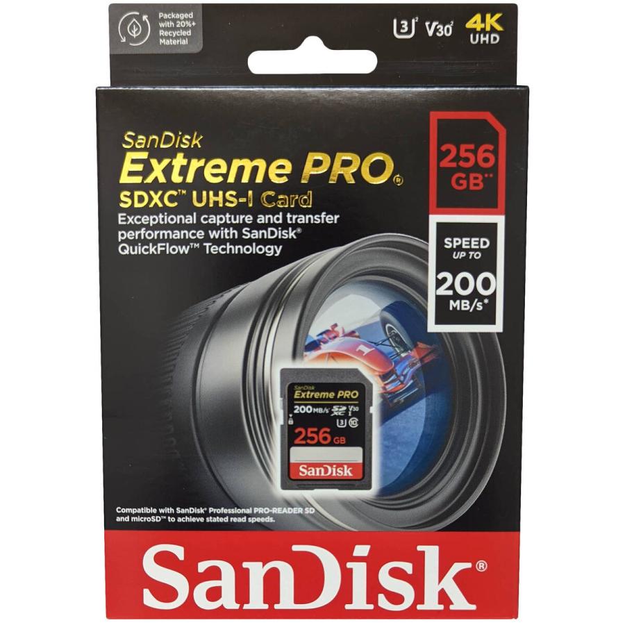 SanDisk サンディスク SDSDXXD-256G-GN4IN 並行輸入品 SDXCカード Extreme PRO 256GB｜asubic