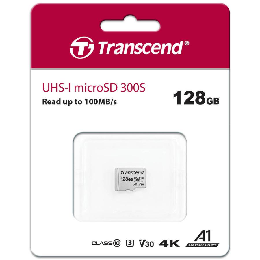 Transcend トランセンドジャパン TS128GUSD300S マイクロSDXCカード 300S 128GB｜asubic｜02