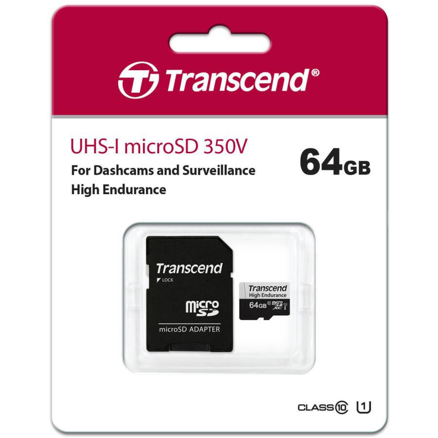 Transcend トランセンドジャパン TS64GUSD350V マイクロSDXCカード 350V 64GB｜asubic｜03