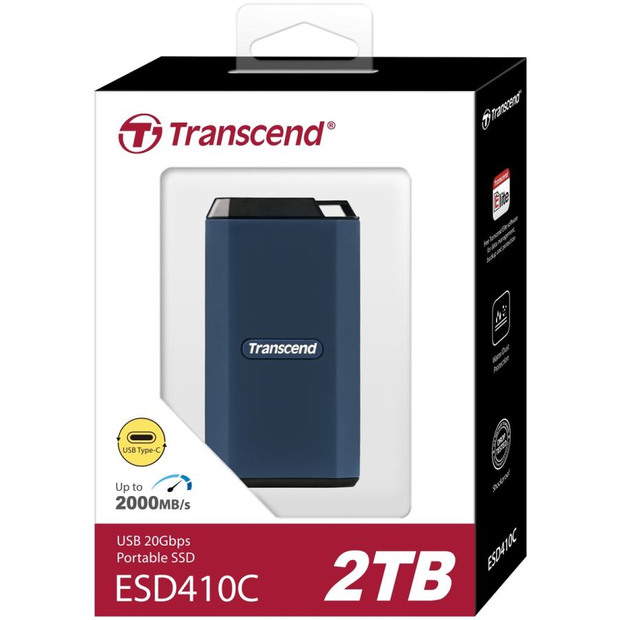 Transcend トランセンドジャパン TS2TESD410C ESD410 ポータブルSSD