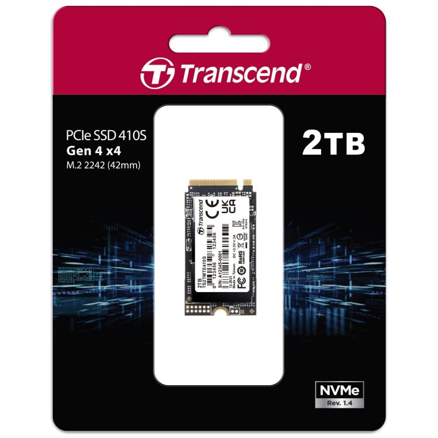 トランセンド Transcend 410S 2TB M.2 SSD Transcend トランセンドジャパン TS2TMTE410S M.2 Type2242 NVMe