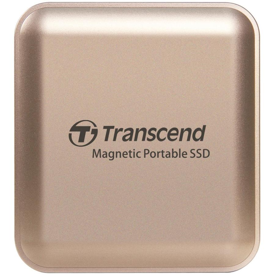 Transcend トランセンドジャパン TS1TESD420G MagSafe対応 ポータブルSSD ESD420 1TB シャンパンゴールドの画像